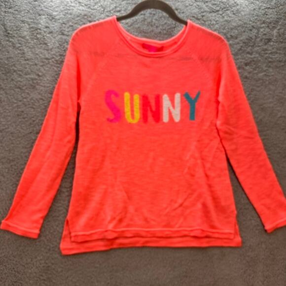 Lilly Pulitzer NWT Small Danette Sweater Papaya Punch Sunny Casual‎ Lightweight - Picture 7 of 10